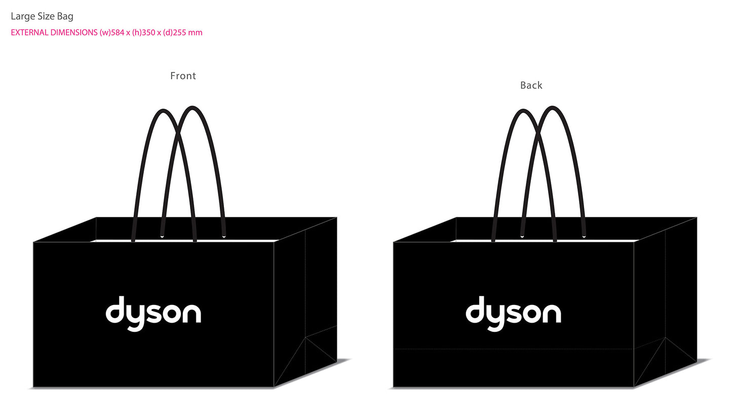 Dyson Large Carrier Bag.  25pcs / carton