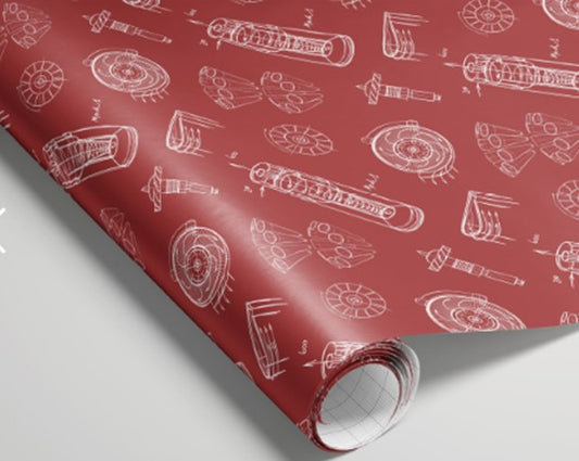 Dyson Gift Wrap – Red.  250pcs / carton